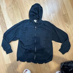 LF ripped up sweatshirt